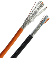 Vente chaude Cat6/Cat6a Câble Réseau UTP/FTP/SFTP 4 Paires 0.50mm 0.57mm Câble LAN
