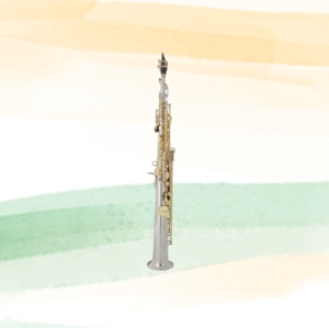 Saxophone Soprano de haute qualité droit B bémol professionnel jouant des touches d'argent de coquille blanche sculptée saxophone - Product Image 2