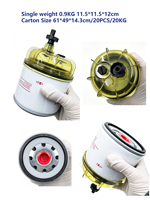 Filtro de Combustible de Alta Calidad 1001556933 1012010170 Para Motor Weichai WP2.X WP3 Camión Ligero Autobús Yutong Zhongtong