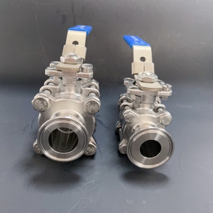 2way 3 PC vệ sinh bóng van bi van 3 mảnh bể dưới bóng van - Product Image 4