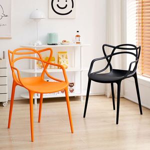 Sillas <span class=keywords><strong>de</strong></span> Plástico Apilables <span class=keywords><strong>para</strong></span> Jardín, Restaurante o Terraza, Económicas, con Respaldo y Asiento <span class=keywords><strong>de</strong></span> PP - Product Image 2