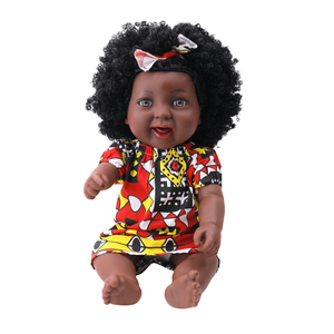 Jouets et grandes poupées en silicone à la mode noire avec vêtements en tissu pour enfants modèle accessoires de jouets pour jouer - Product Image 4
