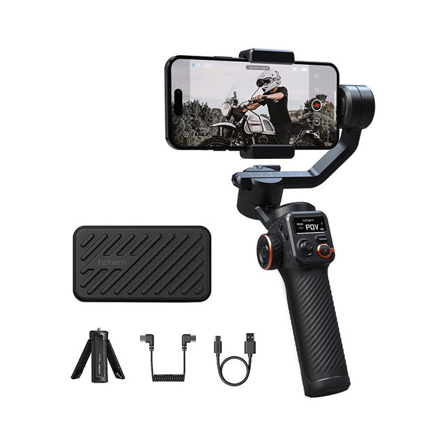 Hohem ISteady M6 Smartphone Gimbal 3-Axis Anti-Shake Gimbal Stabilizer with Inception Motion Timelapse for iPhone Android Vlog