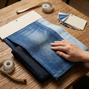 Tela vaquera negra japonesa selvedge de 14 oz, de alto gramaje, vintage, teñida con hilo, 100% algodón, para jeans, venta al por mayor, para hombres y niños, primavera - Product Image 5