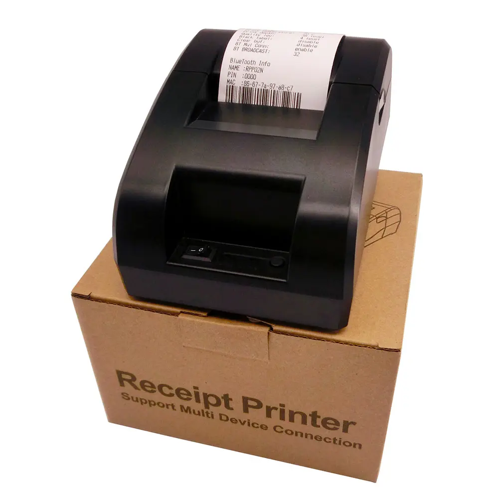 Printer tagihan tanda terima termal Multi bahasa, banyak bahasa 2 inci 58mm warna campuran imprimano Thermique Printer termal