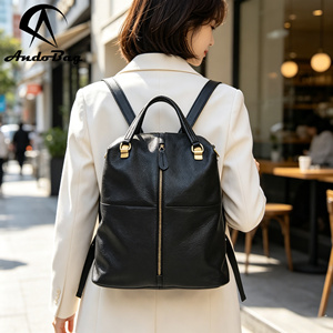 AndoBag Soft Cowhide Fashion <b>Backpacks</b> for <b>Women</b> Outdoors Travel <b>Large</b> Capacity Handbag Daily Commuter Work Casual Shoulder Bags - Product Image 1