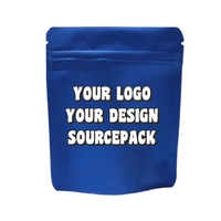 Sacs en plastique refermables avec conception imprimée personnalisée Emballage alimentaire Pochette debout Sac en mylar à fermeture éclair avec logo