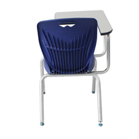 Chaise d'écriture multifonctionnelle moderne pour salle de classe et bibliothèque scolaire avec tablette pliable