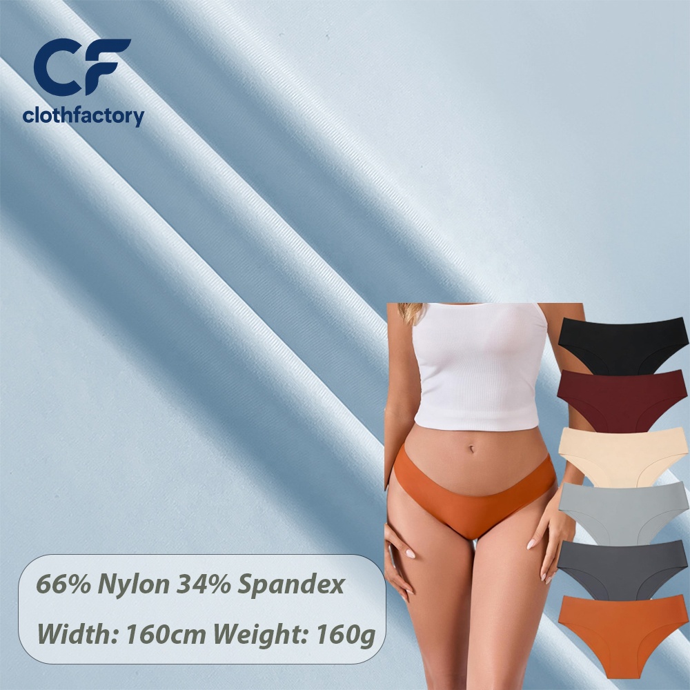 Soft Handfeeling Nylon Spandex Jersey Fabric 160GSM 160CM Knitted Fabric for Womens Lingerie Underwear T-Shirts Undershirts
