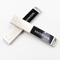 Clé USB Lumineuse Personnalisée avec Logo LED, Clé USB Métallique Promotionnelle Lumineuse 32 Go 64 Go 128 Go, Cadeau d'Affaires USB 2.0 Longue Portée