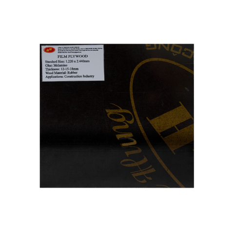 Best Selling 12mm Thick Film Faced Birch Plywood From Vietnam Manufacturer Anti-Slip Smooth Surface E1 Formaldehyde Emission