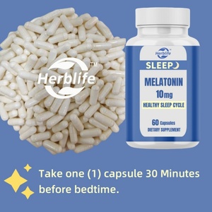 Cápsulas de Melatonina al por Mayor, 10 mg, Suplementos Naturales para Dormir para Adultos, Envío Rápido, Certificado GMP - Product Image 3