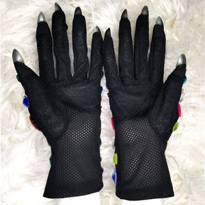 Gants de fête avec strass pour femmes, gants élégante à la mode, 2022 - Product Image 4