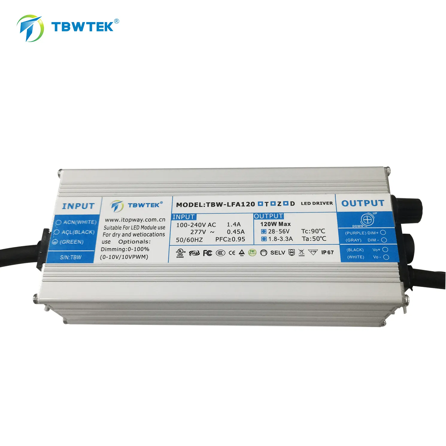 UL รับรอง Tru Power Sc200 Dps-1200fb Fsp แหล่งจ่ายไฟ IP67หรี่แสงได้