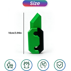Juguete de Plástico 3D con Impresión por Gravedad, Cuchillo Plegable, Cuchillo Zanahoria, Cuchillo Sensorial, Juguetes Fidget para Niños y Adultos, Juguete Antiestrés - Product Image 6