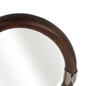 Oval <b>Mirror</b> <b>Set</b> With Vintage Frame Aluminum Stainless Steel Accent For Bedroom Bathroom Dorm Hallway <b>Wall</b> - Product Image 5