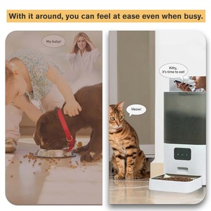 Pengumpan Kucing Otomatis Desain Baru <span class=keywords><strong>2026</strong></span> 2 in 1 Tempat Makan & Minum Hewan Peliharaan Kontrol Wifi APP Pengumpan Hewan Peliharaan Pintar Grosir Pabrik - Product Image 2
