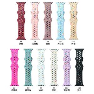 Belle ceinture de remplacement <span class=keywords><strong>en</strong></span> silicone IWatch pour ceinture Apple Watch 10 - Product Image 2