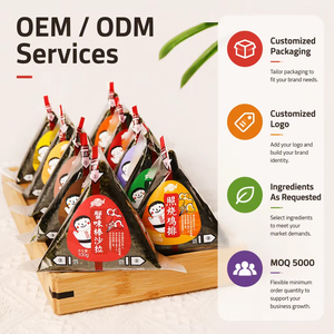 Auténticos <span class=keywords><strong>Onigiri</strong></span> Japoneses, Bolas de Arroz Triangulares Envueltas en Algas Marinas, Rellenas de Atún y Kimchi, Fáciles de Cocinar, <span class=keywords><strong>Onigiri</strong></span> Triangulares Congelados - Product Image 3