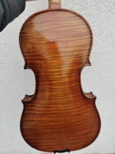 Juego de violín antiguo maestro profesional con estuche de arco de madera maciza de arce hecho a mano en China <span class=keywords><strong>Viola</strong></span> con cara de abeto de madera de Brasil - Product Image 3