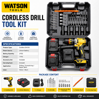 Kit de perceuse électrique sans fil en gros, 21V, avec batterie au lithium et accessoires pour le travail du bois et les réparations domestiques