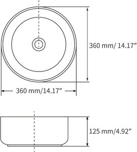 Prix direct usine pas cher rond <span class=keywords><strong>noir</strong></span> mat comptoir lavabo à <span class=keywords><strong>main</strong></span> petite taille personnalisé lavabo en céramique - Product Image 2