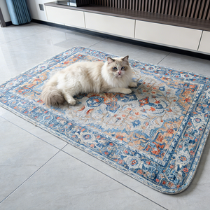 Tapis d'entraînement pour animaux de compagnie imperméables, taille personnalisée, avec logo Oeko CE, extra absorbants, matelassés, lavables, réutilisables, avec points antidérapants - Product Image 1