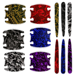 Protectores de manija de cuenco de puerta de coche deportivos universales, 8 Uds., pegatinas, accesorios exteriores de coche, pegatinas de protección de manija para camioneta de coche - Product Image 5