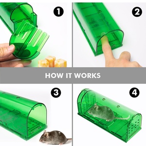 Wholesale <b>Mouse</b> Cage Control <b>Mouse</b> Trap Transparent Humane Snap Box Catch Reusable Pedal Style <b>Mouse</b> Snap Trap Smart - Product Image 3