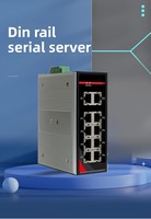 Equipo Industrial de Riel DIN, 1 Puerto RS232 485, Transmisión Transparente TCP/UDP, Servidor Cliente, Modbus RTU/ASCII, 10/100M