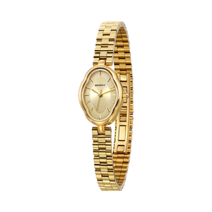 BERNY or montre à Quartz de luxe pour femme Design Vintage délicat mouvement japonais 3ATM étanche bande en acier inoxydable numérique - Product Image 1