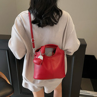 Tas Desainer Fashion untuk Wanita, Tas Selempang Mewah 2025, Tas Bucket Gantung Kapasitas Besar, Tas Kasual Grosir