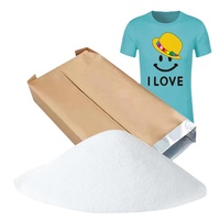 Poudre DTF thermofusible 100% TPU blanche, haute élasticité, fine, douce, imperméable pour rouleaux DTF de 30 cm et 60 cm
