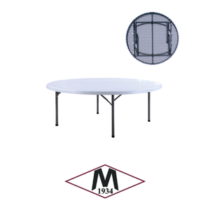 Round Polyethylene <b>Folding</b> Catering <b>Table</b> Ø 154 cm H 74 cm M1934 - Product Image 4