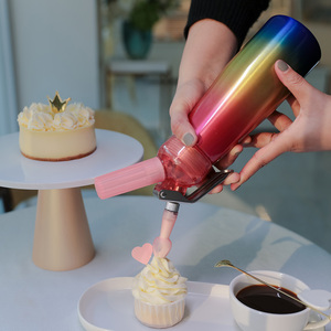 Crema Batida Creamjet, Precio de Fábrica, 500 ml, Dispensador de Crema, Máquina para Hacer Crema Batida con 3 Boquillas Decorativas - Product Image 6