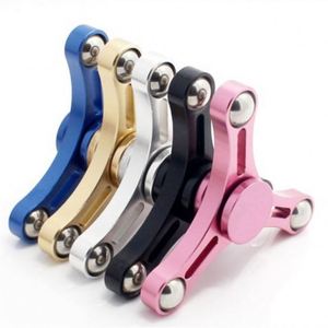 Ba Hạt Vòng Eo Trefoil Ngón Tay Hợp Kim Nhôm Đồ Chơi Cầm Tay Con Quay Hồi Chuyển Xoắn Ốc Cho Người Lớn Con Quay Tay Fidget - Product Image 5