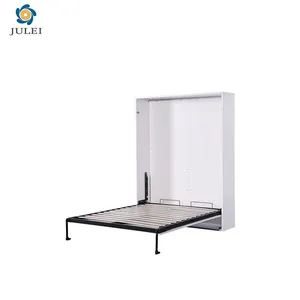 Mecanismo de bisagra de cama de pared plegable de torneado frontal de metal hierro muebles para el hogar