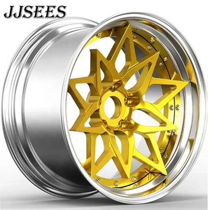 JJSEES Racing Car Wheels Special Custom16 17 18 19 20 21 22 24 Jantes pouces 5x112 5x114.3 5x120 5x130 pour <span class=keywords><strong>Porsche</strong></span> BMW Benz Ferrari - Product Image 1
