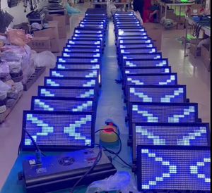 Prodotto di Punta: Luce Stroboscopica LED RGBW 4in1 con 120 Sezioni per DJ, Feste ed Eventi, con Controllo DMX512, Funzione Numeri e Lettere RDM - Product Image 3