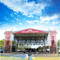 Marco de iluminación Line Array Speaker Truss Structure para eventos de conciertos Lift Stand Truss Display Stage Truss