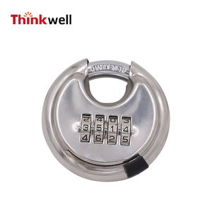 304 ステンレス鋼ディスク式コンビネーション南京錠 防水・防錆保管用ロック - Product Image 5