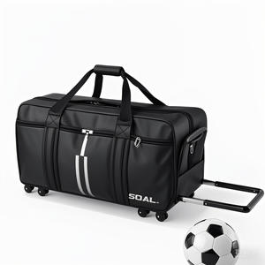 Bolsa <span class=keywords><strong>de</strong></span> Transporte con Ruedas para Entrenamiento <span class=keywords><strong>de</strong></span> Fútbol <span class=keywords><strong>de</strong></span> Gran Capacidad, Expandible, Plegable, Resistente y Duradera - Product Image 1