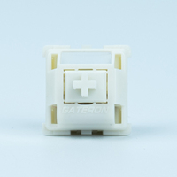 Interrupteur GATERON Smoothie, matériau POM complet, pré-lubrifié, 40gf, 5 broches, SMD, diffuseur RVB, interrupteur mécanique linéaire personnalisé pour clavier