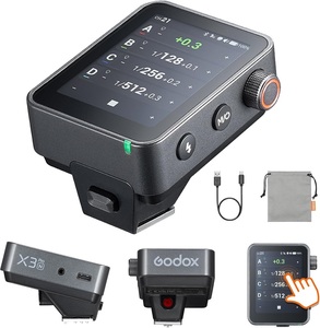 Disparador de <span class=keywords><strong>Flash</strong></span> Inalámbrico <span class=keywords><strong>Godox</strong></span> X3 Pro N X3 PRO-N TTL para Cámara <span class=keywords><strong>Nikon</strong></span>, Transmisor de <span class=keywords><strong>Flash</strong></span> con Pantalla Táctil LCD de 2.4GHz - Product Image 1