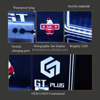 Proyector de Hologramas 3D para Discotecas, Letrero LED con Mensajes de Billetes, Exhibidor de Licores, Publicidad de LOGOTIPOS, Presentador de Servicios VIP