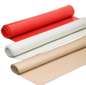 יריעת גומי טבעי אדומה צבעונית מתוצרת Source Factory, עמידה בלחץ, סופגת זעזועים, מחצלת גומי אלסטית במיוחד - Product Image 3