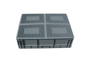 Eu8622 Nặng Nhựa Hộp Rắn Stackable Hậu Cần Lưu Trữ Doanh Thu Bin Tái Sử Dụng EU Nhà Máy Giá - Product Image 2