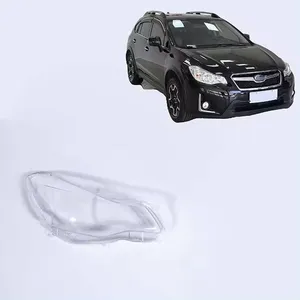Kap lampu depan transparan, penutup lensa lampu depan untuk Subaru XV 2012-2017
