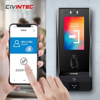 Sistema de Control de Acceso CT10 TCP/IP WiFi RFID VoIP para Apartamentos, Compatible con NFC, BLE, Identificación Móvil, Código QR, Software de Servidor en la Nube