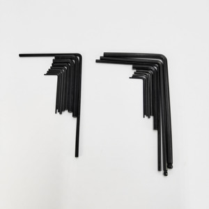 Kit de plaques de réglage hexagonales longues en forme de L pour guitare, 9 pièces, styles à bille et sans bille, accessoires et outils de <span class=keywords><strong>quincaillerie</strong></span> pour guitare - Product Image 6